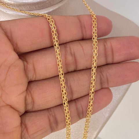 Cadena ● China Oro amarillo 18k 4,35 Gr / 3,2 mm / 45 Cm †