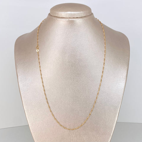 Cadena ● GC Oro amarillo 18k +3 / 2,06 Gr / 1,2 mm / 50 Cm