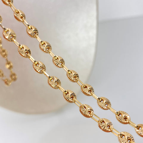 Cadena GC Diamantado Oro amarillo 18k 11,60 Gr / 4,5 mm / 50 Cm *