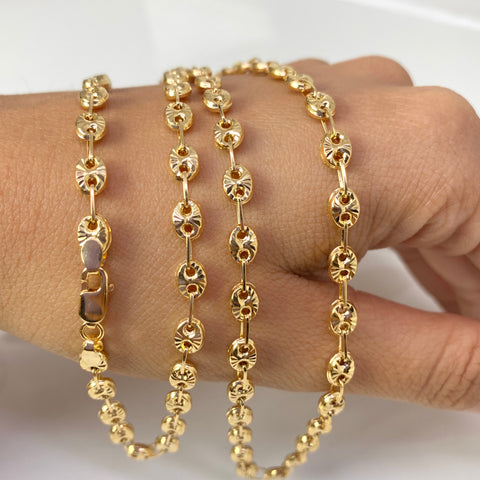 Cadena GC Diamantada Oro amarillo 18k 12,50 Gr / 4,4 mm / 61,5 Cm *