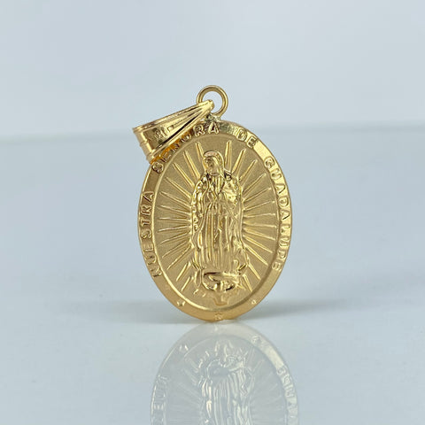Dije Virgen Guadalupe Oro amarillo 3,45 Gr / 4,3 Cm