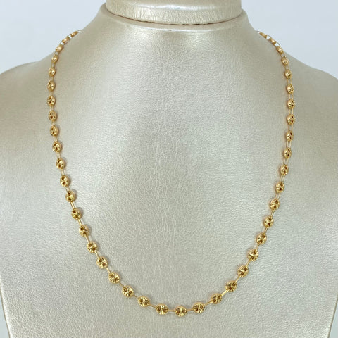 Cadena GC Diamantado Oro amarillo 18k 7,77 Gr / 4,2 mm / 45 Cm