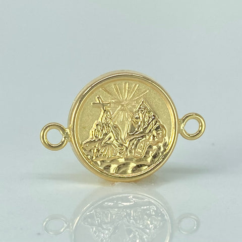 Herraje Santisima Trinidad Oro amarillo 18k 0,87 Gr / 1,9 Cm *