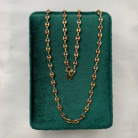 Cadena GC Tres oros 18k 5,25 Gr / 3 mm / 51 Cm *
