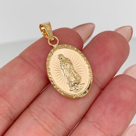 Dije Virgen Guadalupe Oro amarillo 1,58 Gr / 3,3 Cm *