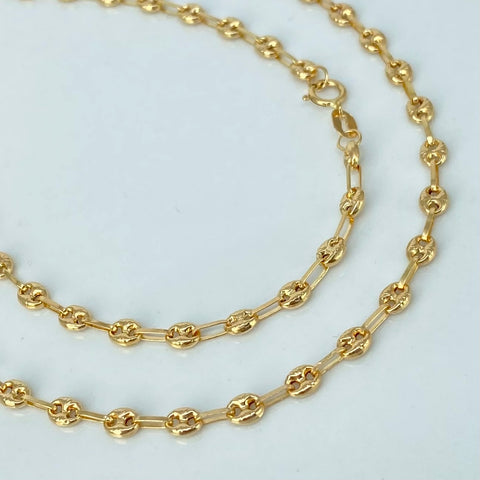 Cadena GC Diamantada Oro amarillo 5,15 Gr / 3,3 mm / 45 Cm †