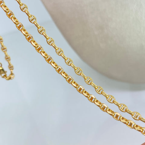 Cadena ● GC Italy Oro amarillo 18k 4,8 Gr / 3 mm / 45 Cm *