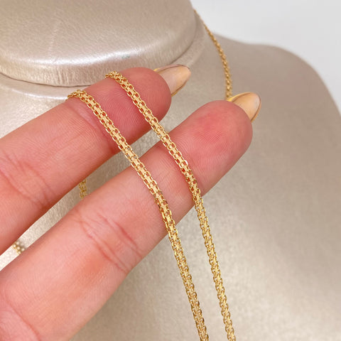 Cadena ● China Oro amarillo 18k 5,7 Gr / 2,1 mm / 60 Cm