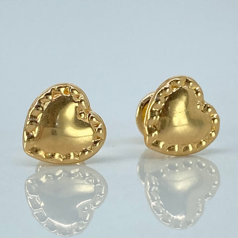 Topos Corazon Oro amarillo 18k 0,75 Gr / 8,1 mm †