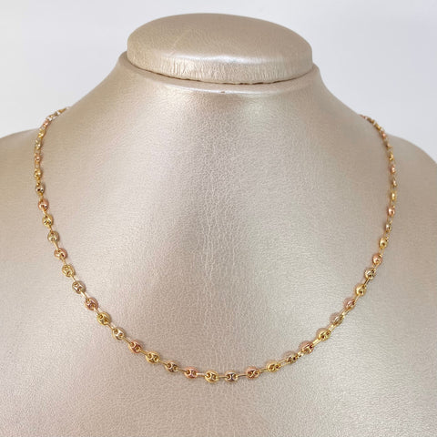 Cadena GC  Tres oros 18k 4,95 Gr / 3,3 mm / 45 Cm