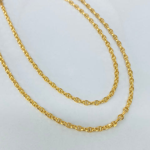 Cadena ● GC Italy Oro amarillo 18k +1 / 5,3 Gr / 3 mm / 60 Cm †