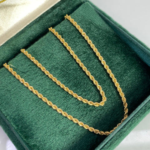 Cadena Italy Lazo Oro amarillo 18k +1 / 5,14 Gr / 2 mm / 60 Cm