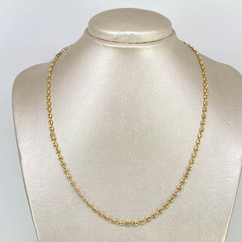 Cadena GC Diamantada Oro amarillo 18k 7,08 Gr / 3 mm / 45 Cm *