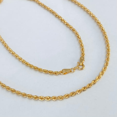 Cadena ● Lazo Oro amarillo 18k +1 / 4,2 Gr / 2,5 mm / 60 Cm *