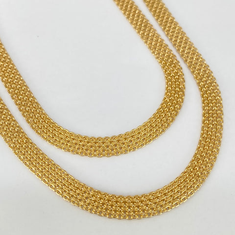 Cadena ● China Oro amarillo 18k 7,25 Gr / 5,6 mm / 45 Cm