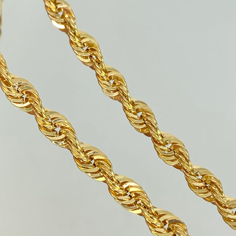 Cadena ● Lazo Oro amarillo 18k +1 / 7,7 Gr / 4,3 mm / 45 Cm *