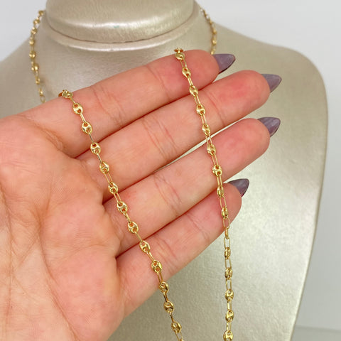 Cadena GC Oro amarillo 18k 4,61 Gr / 3,3 mm / 50 Cm