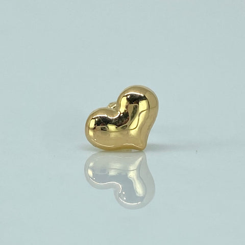 Piercing Corazon / Oro Amarillo 18k (Joya) / 0,4gr / 1.1cm / (Oreja) *