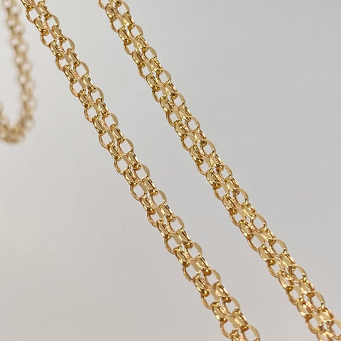 Cadena ● China Oro amarillo 18k 3,1 Gr / 2,7 mm / 50 Cm †