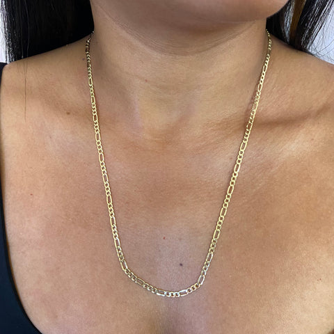Cadena Italy 3x1 Oro amarillo 18k 5,8 Gr / 3,4 mm / 60 Cm