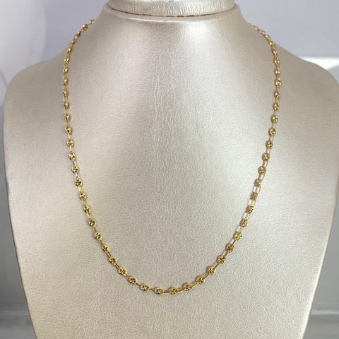 Cadena GC Oro amarillo 18k 4,65 Gr / 3,2 mm / 45,5 Cm *