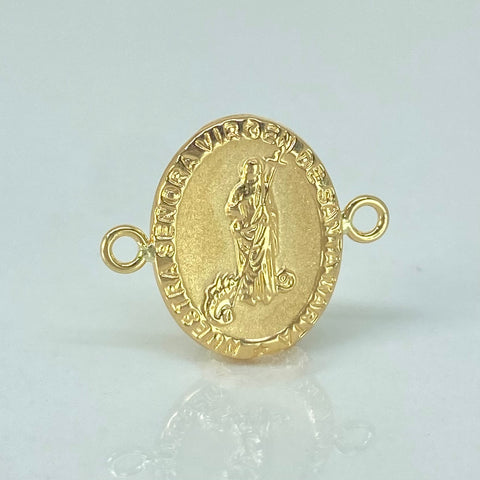 Herraje Virgen Santa Marta Oro amarillo 18k 0,85 Gr / 1,8 Cm *