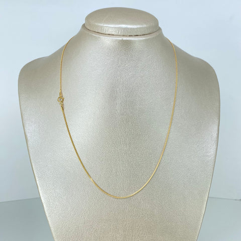 Cadena ● China Oro amarillo 18k 1,5 Gr / 1 mm / 45 Cm