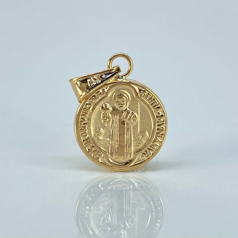 Dije San Benito Oro amarillo 0,82 Gr / 2,3 Cm