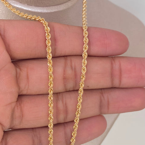 Cadena ● Lazo Oro amarillo 18k +1 / 5,4 Gr / 2,8 mm / 45 Cm *