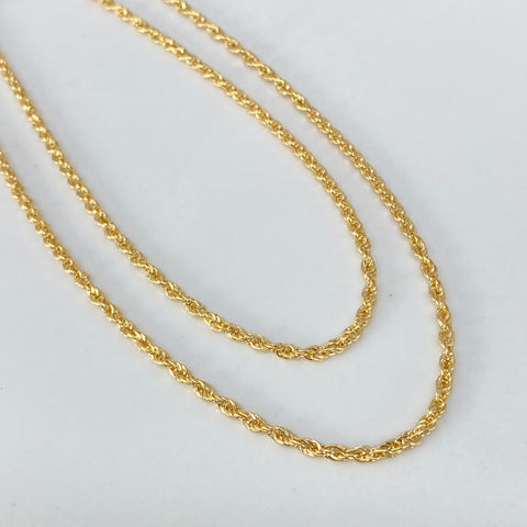 Cadena ● Lazo Oro amarillo 18k +1 / 2,16 Gr / 2 mm / 50 Cm