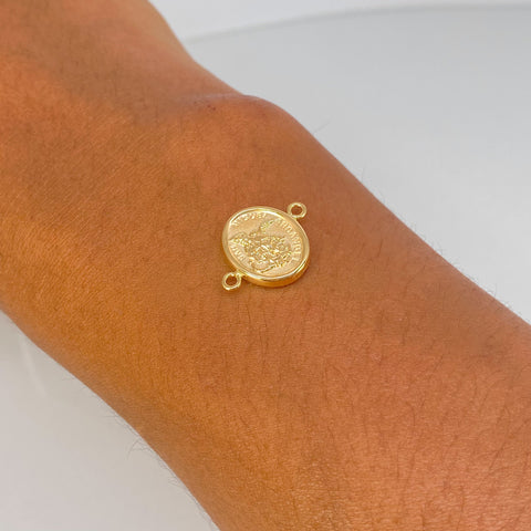 Herraje San Miguel Arcangel  Oro amarillo 1,1 Gr / 1,8 Cm †