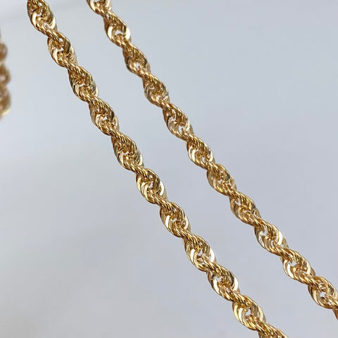 Cadena ● Lazo Oro amarillo 18k +1 / 3,1 Gr / 2,7 mm / 50 Cm †
