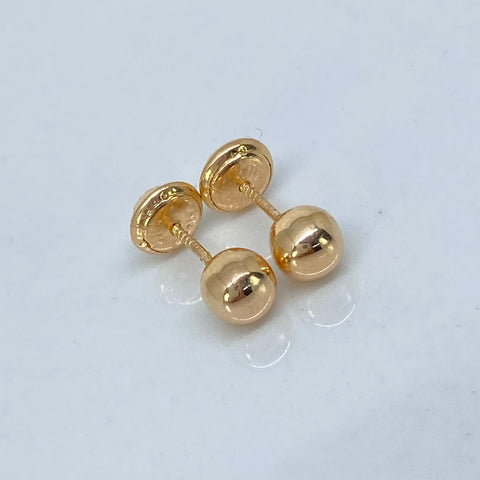 Topos Bolas Lisas Oro amarillo 0,6 Gr / 5 mm †