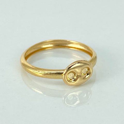 Anillo GC Oro amarillo 18k / Talla 6 3/4 / 0,9 Gr