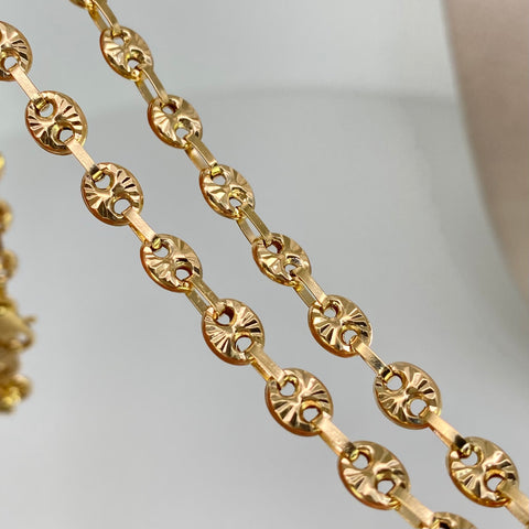 Cadena GC Diamantada Oro amarillo 18k 10,65 Gr / 5 mm / 48 Cm *