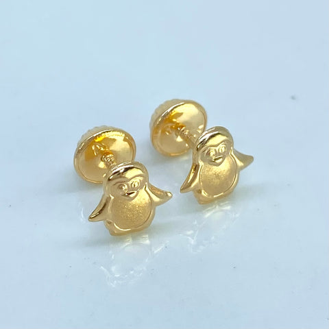 Topos Pingüino Oro amarillo 18k 0,63 Gr / 7 mm †