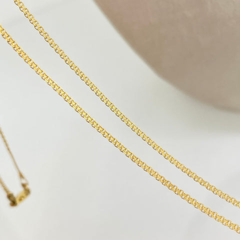 Cadena ● Mini China Oro amarillo 18k 1,75 Gr / 1,1 mm / 45 Cm *