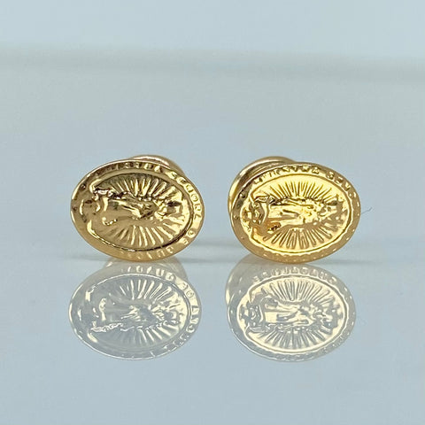 Topos Virgen Guadalupe Oro amarillo 18k 0,65 Gr / 6 mm †