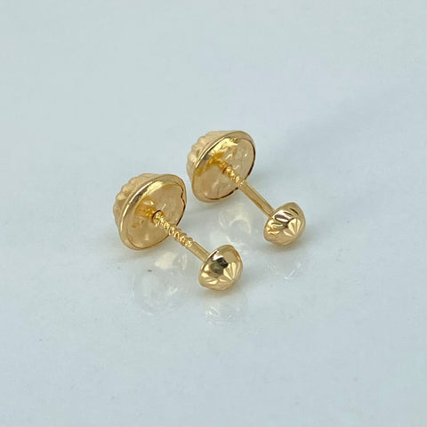 Topos Media Bolas Diamantadas Oro amarillo 0,4 Gr / 3 mm *