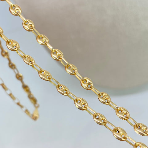 Cadena GC Oro amarillo 18k 6,44 Gr / 4 mm / 50 Cm