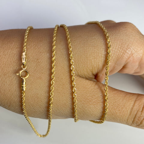 Cadena Italy Lazo Oro amarillo 18k +1 / 1,89 Gr / 1,1 mm / 60 Cm