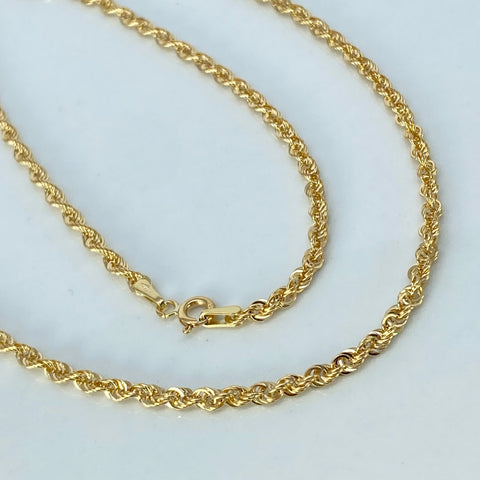Cadena ● Lazo Oro amarillo 18k +1 / 3,07 Gr / 2,7 mm / 50 Cm *