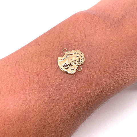 Herraje Rostro Jesus Oro amarillo 1 Gr / 1,7 Cm *