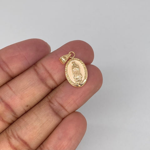 Dije Virgen Guadalupe Oro amarillo 0,85 Gr / 2,4 Cm †