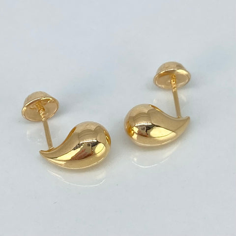 Topos Gotas Oro amarillo 18k 0,9 Gr / 5,5 mm