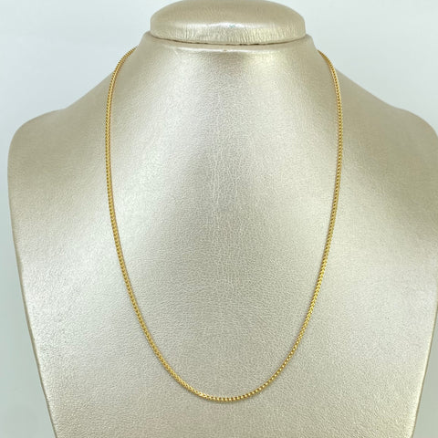 Cadena ● Franco Oro amarillo 18k +2 / 2,75 Gr / 1,4 mm / 45 Cm *