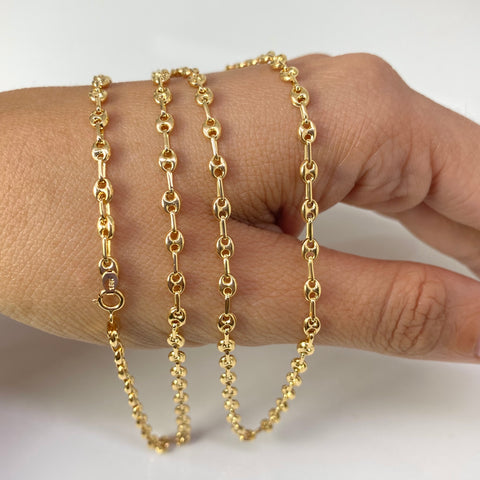 Cadena GC Oro amarillo 18k 5,22 Gr / 3 mm / 50 Cm †