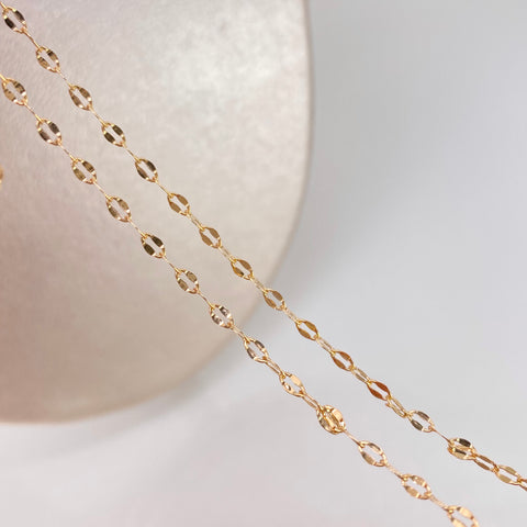 Cadena ● GC Italy Oro amarillo 18k +1 / 1,02 Gr / 2,1 mm / 45 Cm