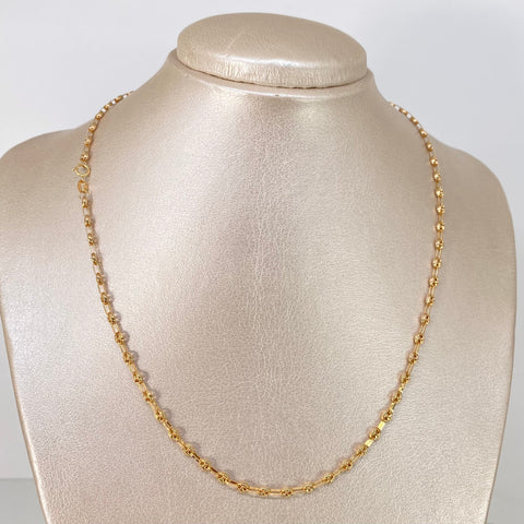 Cadena GC Diamantada Oro amarillo 18k 5,50 Gr / 3,3 mm / 46 Cm †