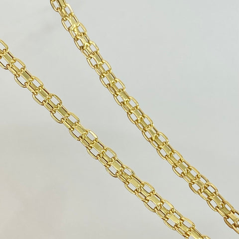 Cadena ● China Oro amarillo 18k 3,74 Gr / 3,1 mm / 40 Cm *